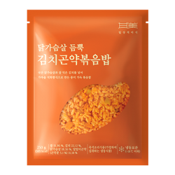 닭가슴살 듬뿍 김치곤약볶음밥